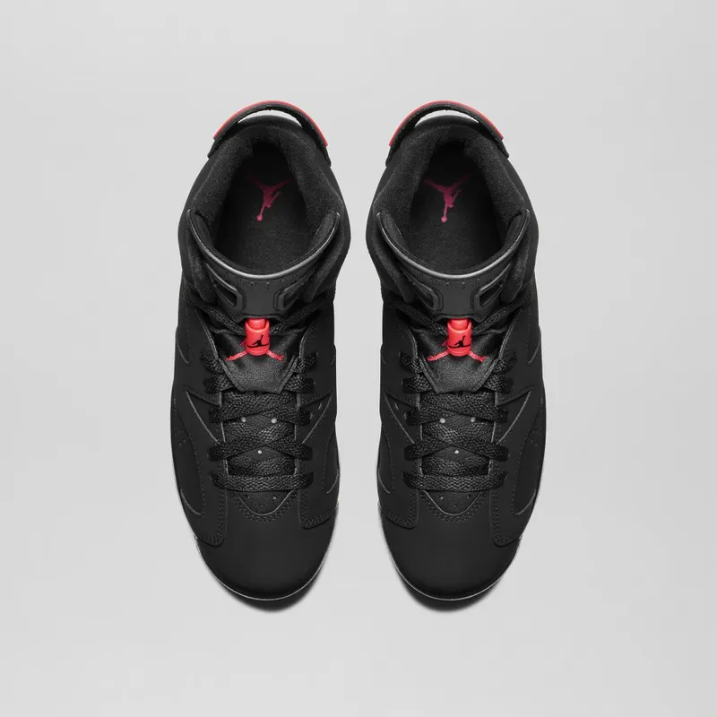 Jordan 6 Retro Infrared Black 2014 (GS) Black/Infrared23-Black (384665-023)