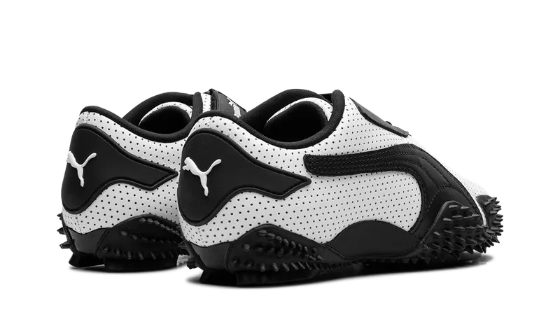 Puma Mostro “Perforated Leather – White / Black” (400992-01)
