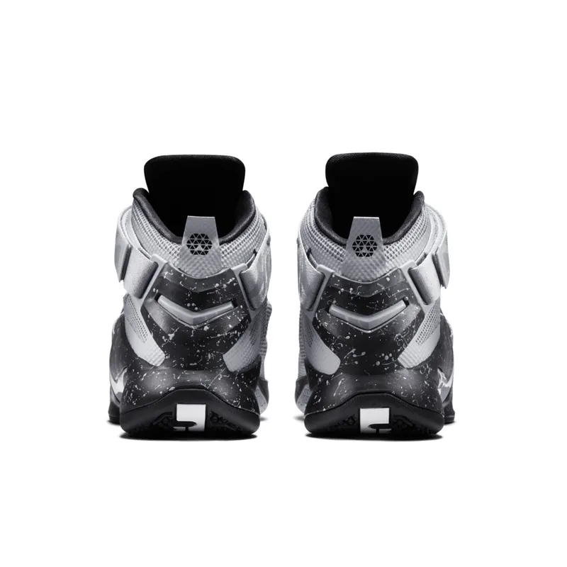 LeBron Soldier 9 Wolf Grey/Black-White (749490-010)