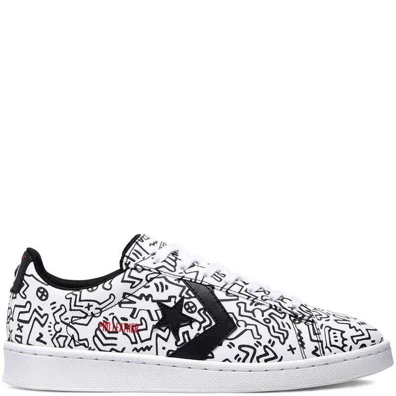 Converse Converse x Keith Haring Pro Leather Low Top White/Black/Red (171857C)