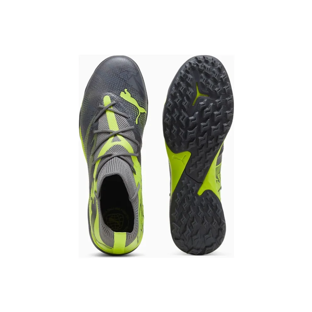 Puma Future 7 Match Rush TT Strong Gray Cool Dark Gray Electric Lime (107843-01)