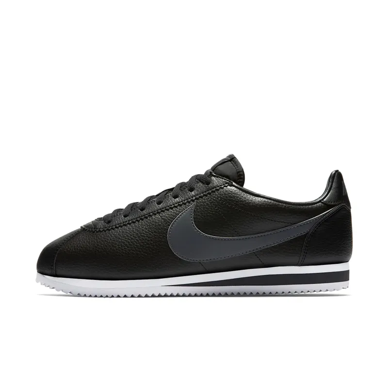 Nike Classic Cortez Leather Black/Dark Grey-White Black/Dark Grey-White (749571-011)