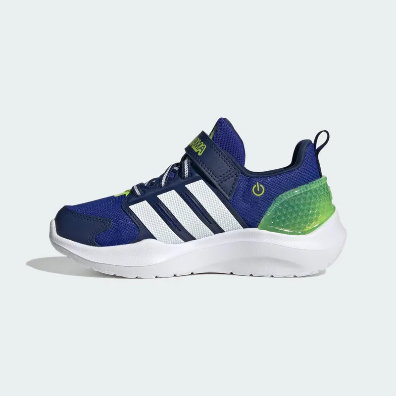 Adidas Lightorama Kids Lucid Blue / Cloud White / Solar Slime (JQ4158)