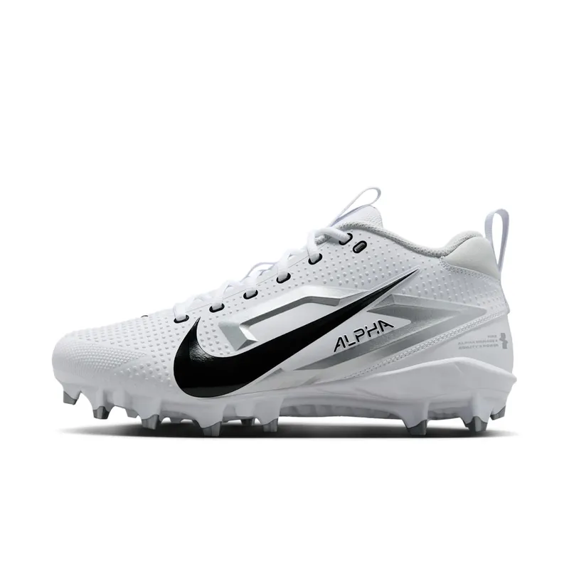 Nike Alpha Menace 4 Varsity White Metallic Silver Photon Dust Black (FN0027-100)