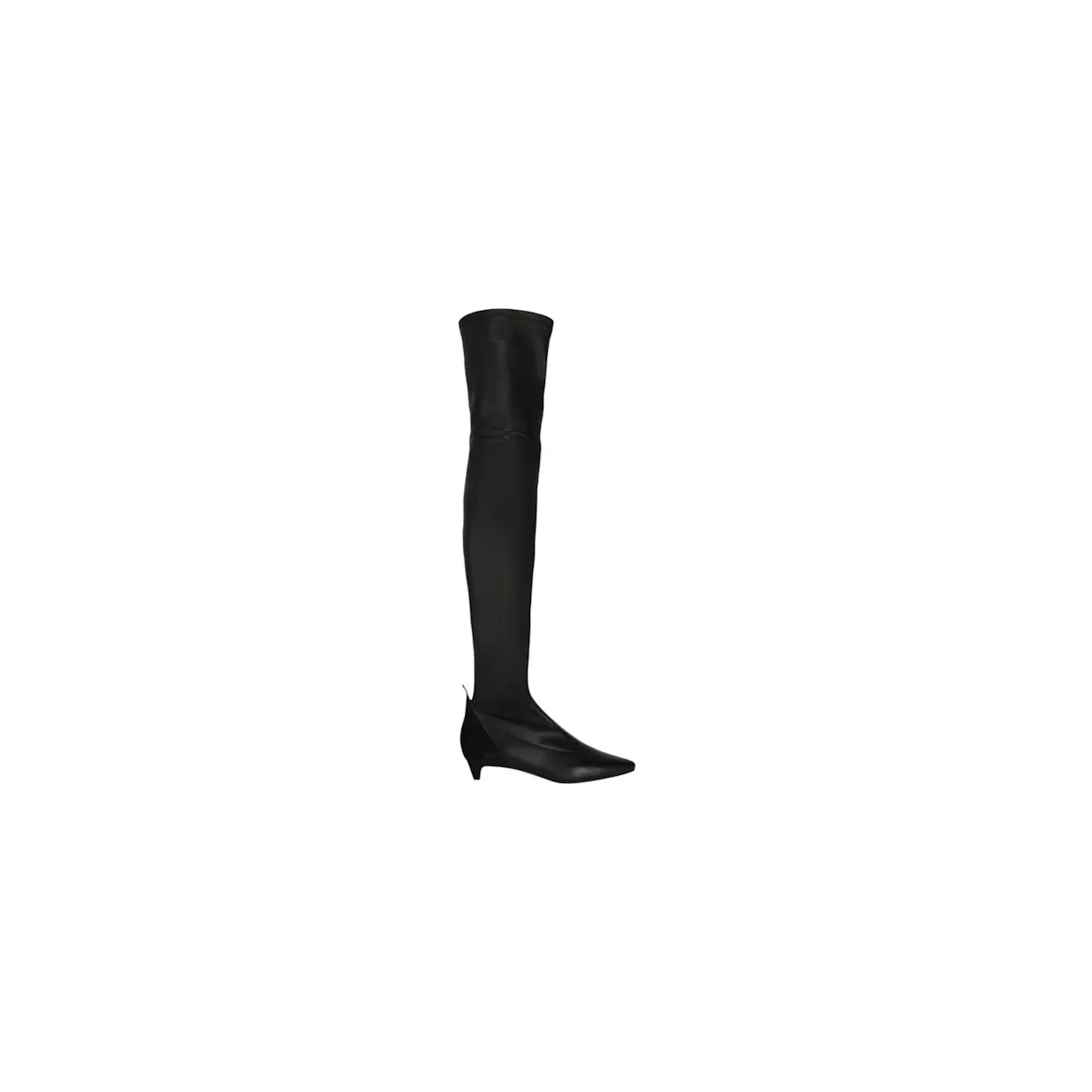 Givenchy Over-The-Knee Kitten Heel Boots Black (BE700P-E07B-001)
