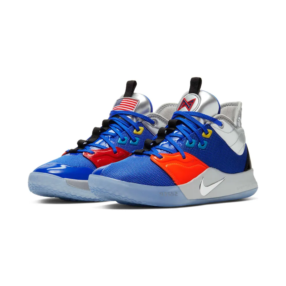 Nike PG 3 NASA Apollo 14 Royal/Silver-Orange-Red (CI2666-400)