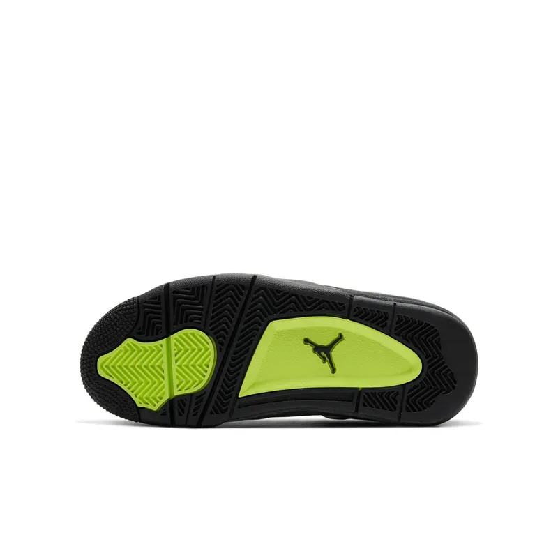 Jordan 4 Retro SE 95 Neon (GS) Cool Grey/Volt-Wolf Grey-Anthracite (CT5343-007)
