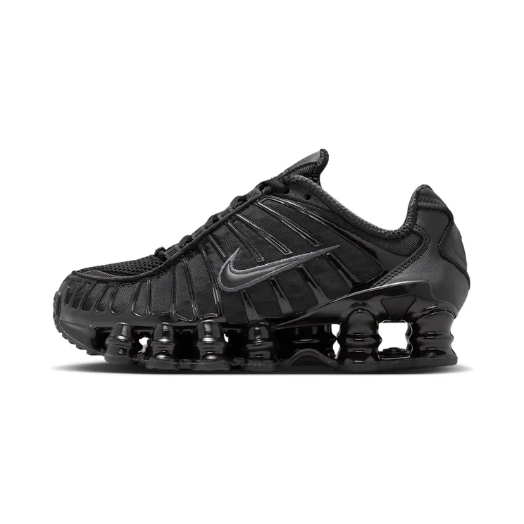Nike Shox TL “Black / Metallic Hematite / Max Orange” (IO4645-001)