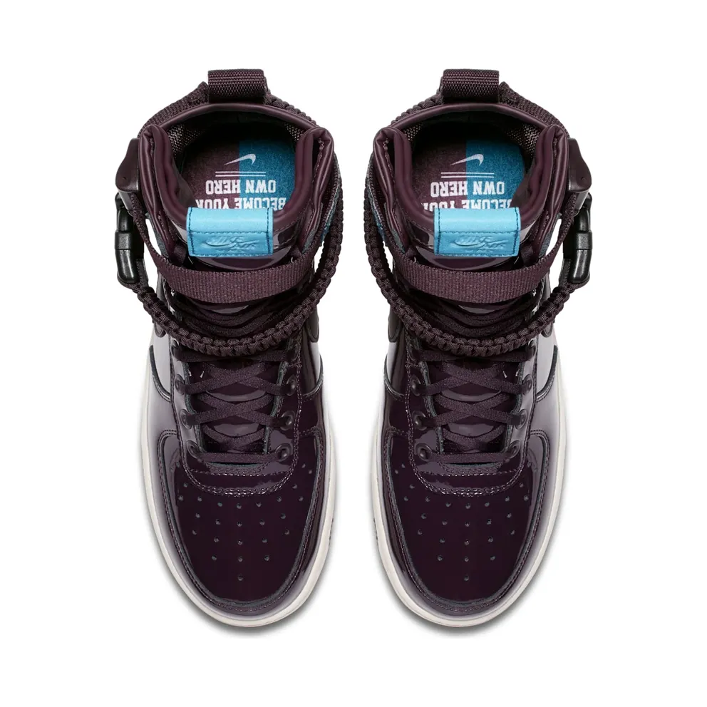 Nike SF Air Force 1 High Ruby Rose Force Is Female Port Wine (W) Port Wine/Port Wine-Space Blue (AJ0963-600)