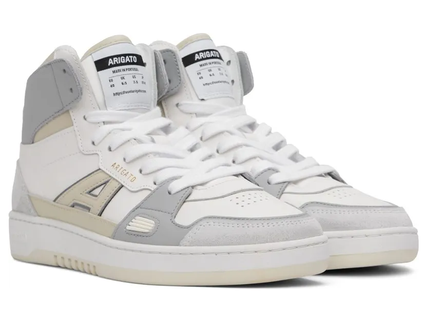 Axel Arigato Gray & White A-Dice Hi WHITE/BEIGE/GREY (F0428003) (4)