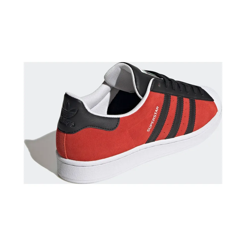 Adidas Superstar ‘Red Core Black’ Red/Core Black/Yellow (FU9522)