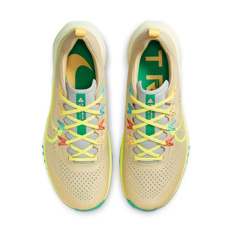 Nike React Pegasus Trail 4 Team Gold Baltic Blue Stadium Green Volt (DJ6158-700)