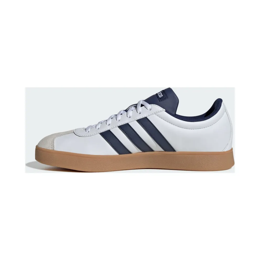 adidas VL Court Base “Cloud White / Dark Blue / Orbit Grey” (JQ3037)