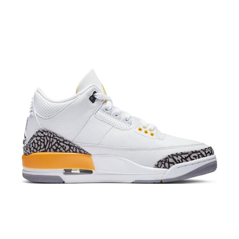 Jordan 3 Retro Laser Orange (W) White/Laser Orange-Cement Grey-Black (CK9246-108)