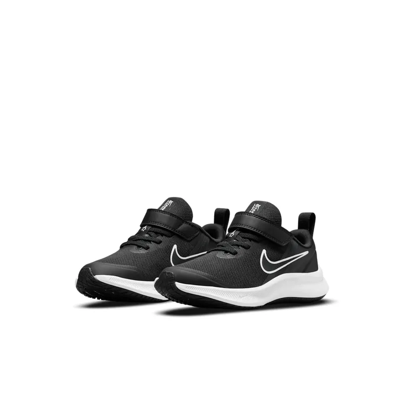 Nike Star Runner 3 Younger Kids’ Black 50% Sustainable Materials (DA2777-003)