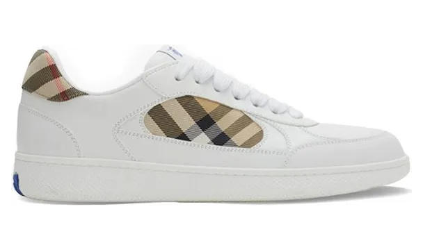 Burberry Check Terrace Sneakers White Beige (8108649)