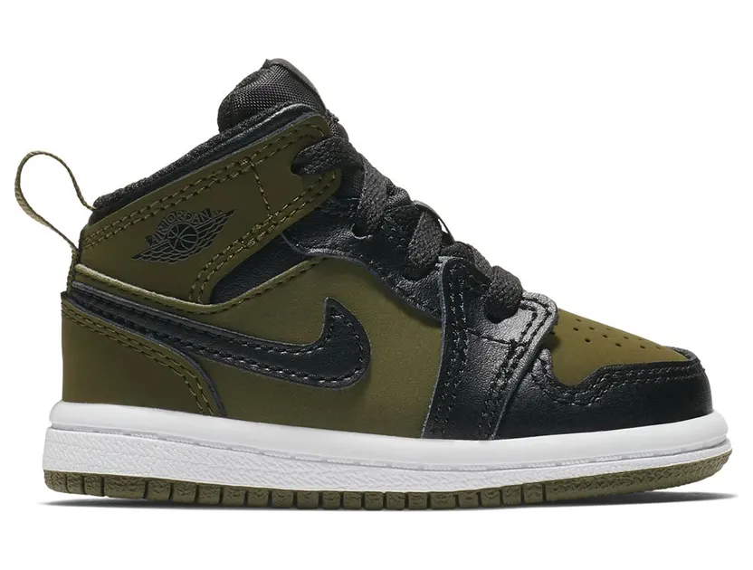 Jordan 1 Mid Olive Canvas (TD)