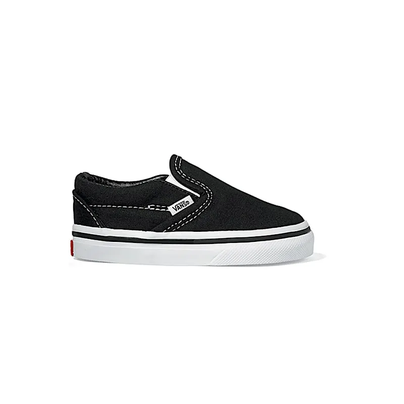 Vans Classic Slip-On Black White (TD) Black/White (VN000EX8BLK)