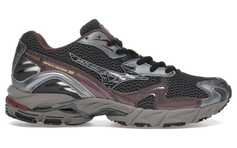 Mizuno Wave Rider 10 Black Sand Chicory Coffee (D1GA243112)