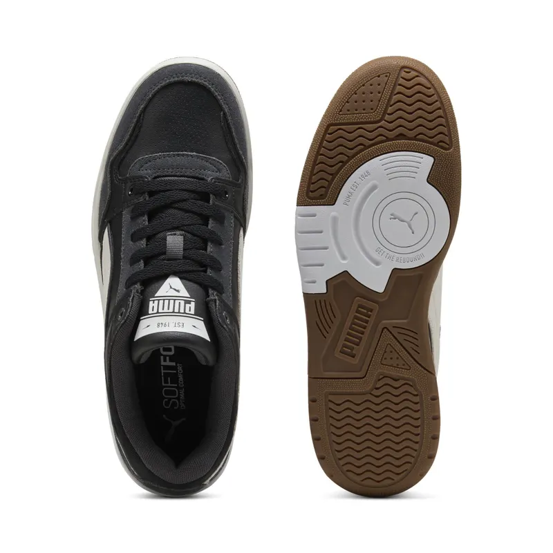 Puma Rebound Retro “Puma Black / Puma White / Dusky Gray / Warm White” (400214_06)