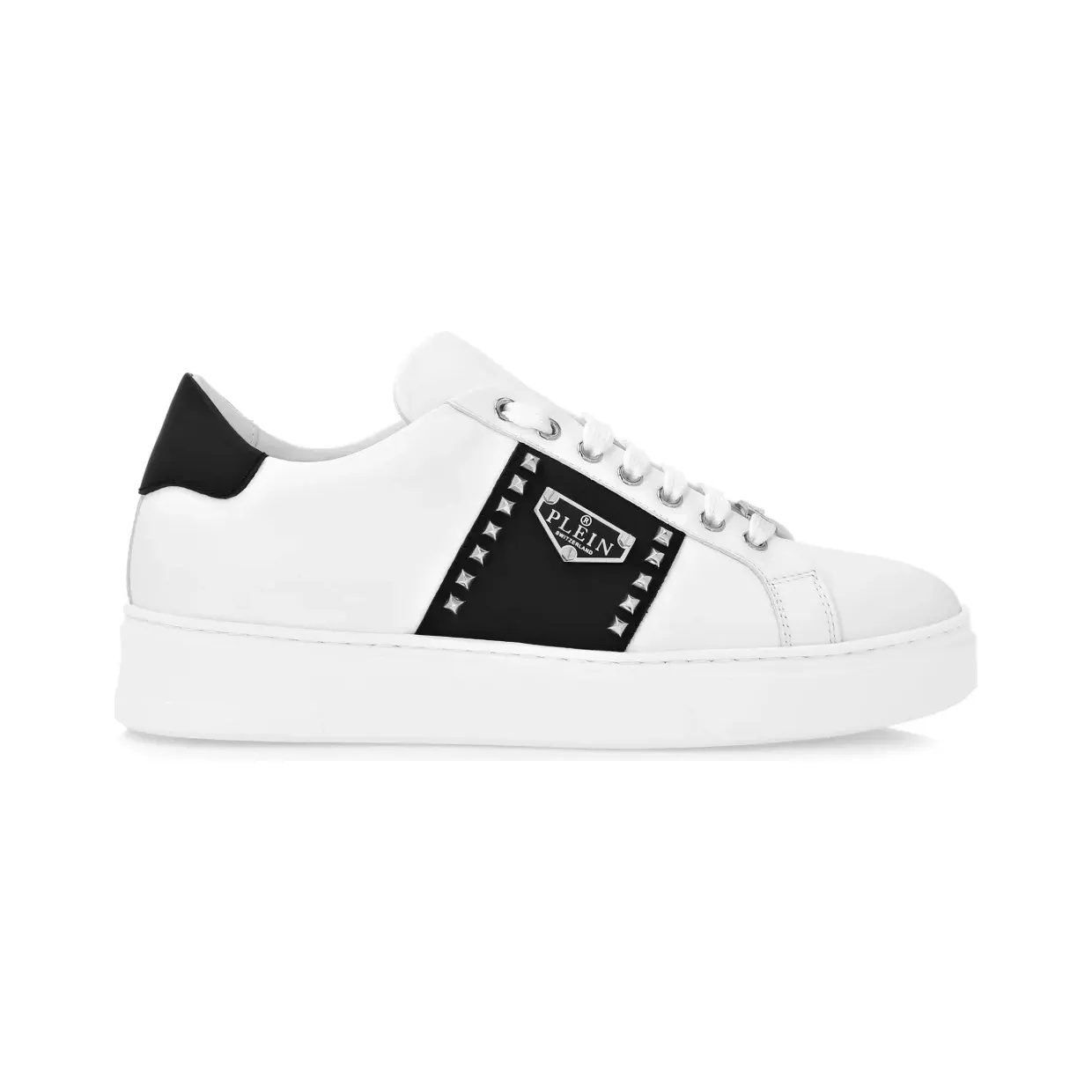 Philipp Plein Hexagon leren “White” (LADSUSC0788PLE005N)