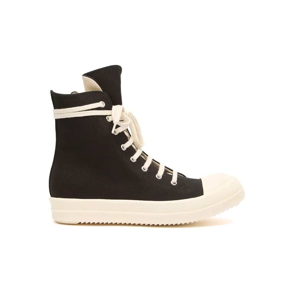 Rick Owens DRKSHDW Denim Sneaks Black Milk (DS01F4800-DO-911)