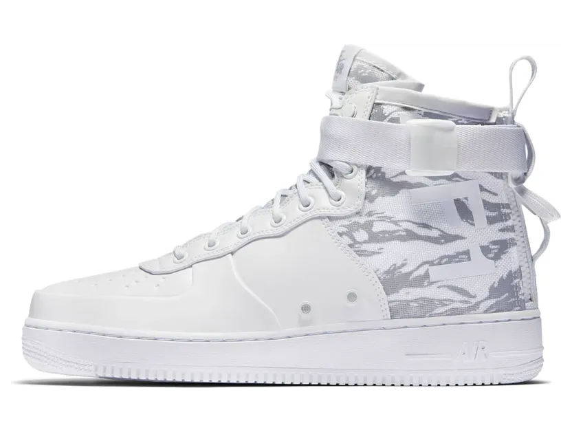 Nike SF Air Force 1 Mid Premium White/White/White (AA1129-100)