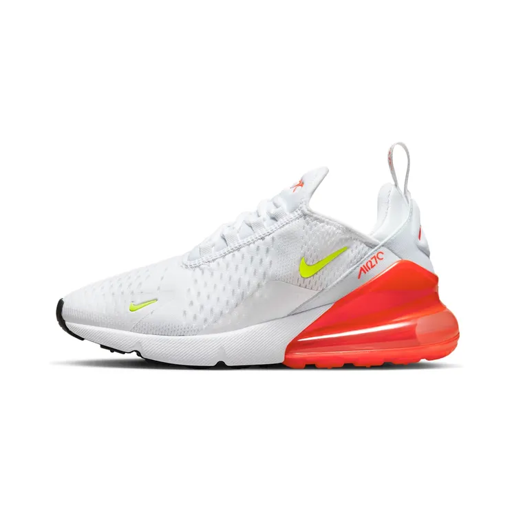 Nike Air Max 270 “White / Bright Crimson / Black / Volt” (AH6789-114)