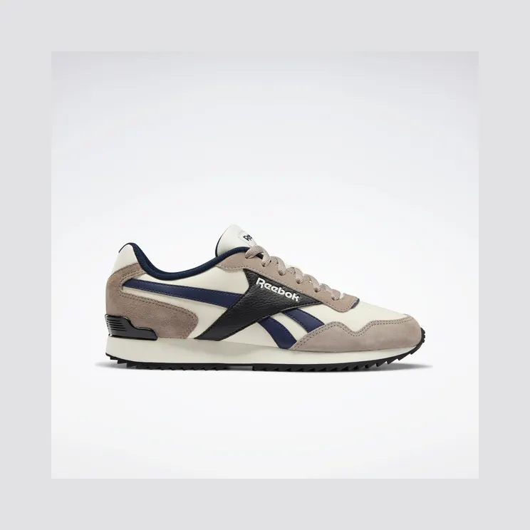 Reebok Royal Glide Ripple Clip Boulder Grey / Classic White / Black