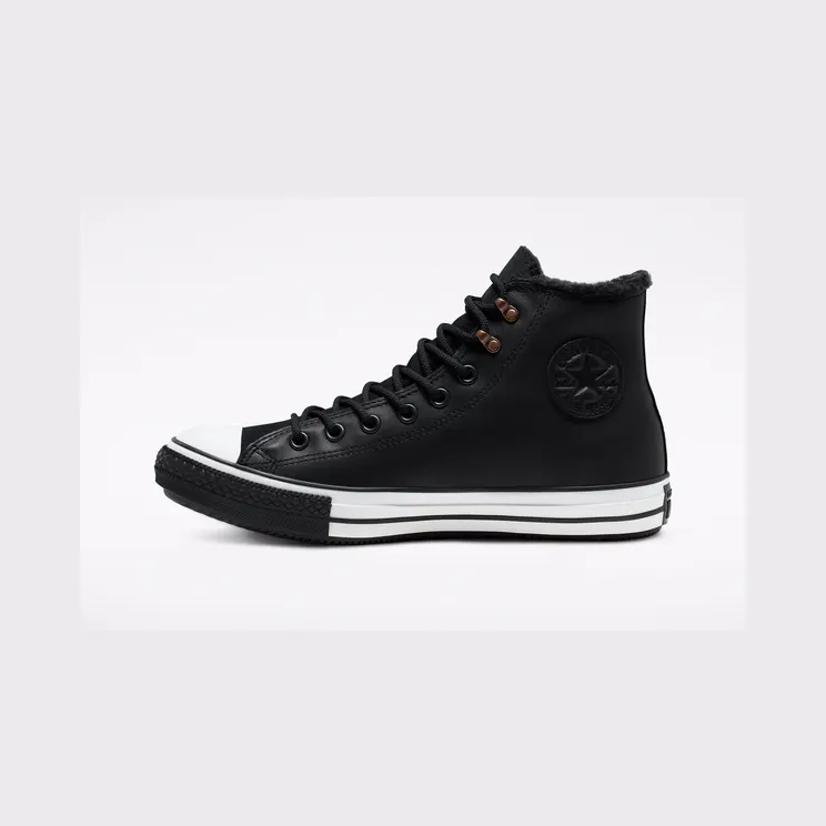 Converse Chuck Taylor All-Star Winter Hi Sherpa Leather Black (165936C)