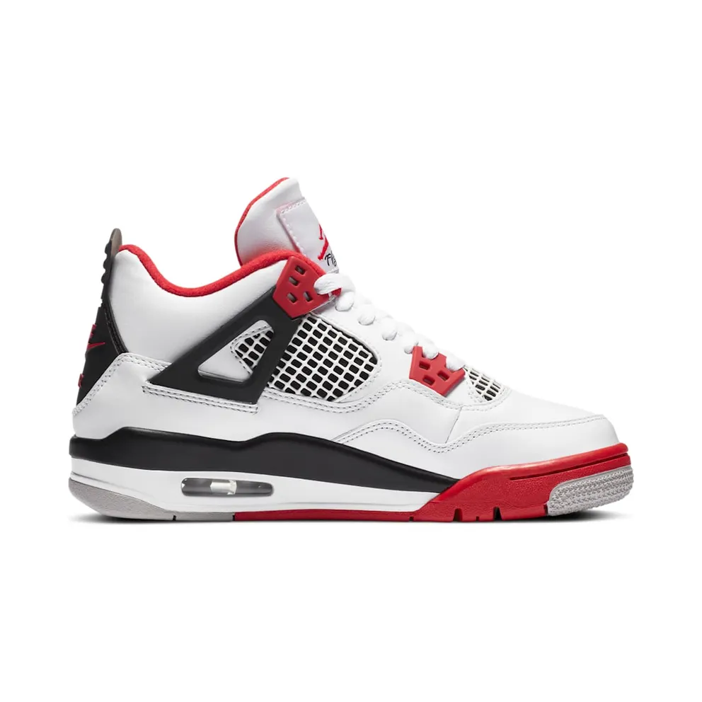 Air Jordan 4 Retro Fire Red (GS) (2020) (408452-160)
