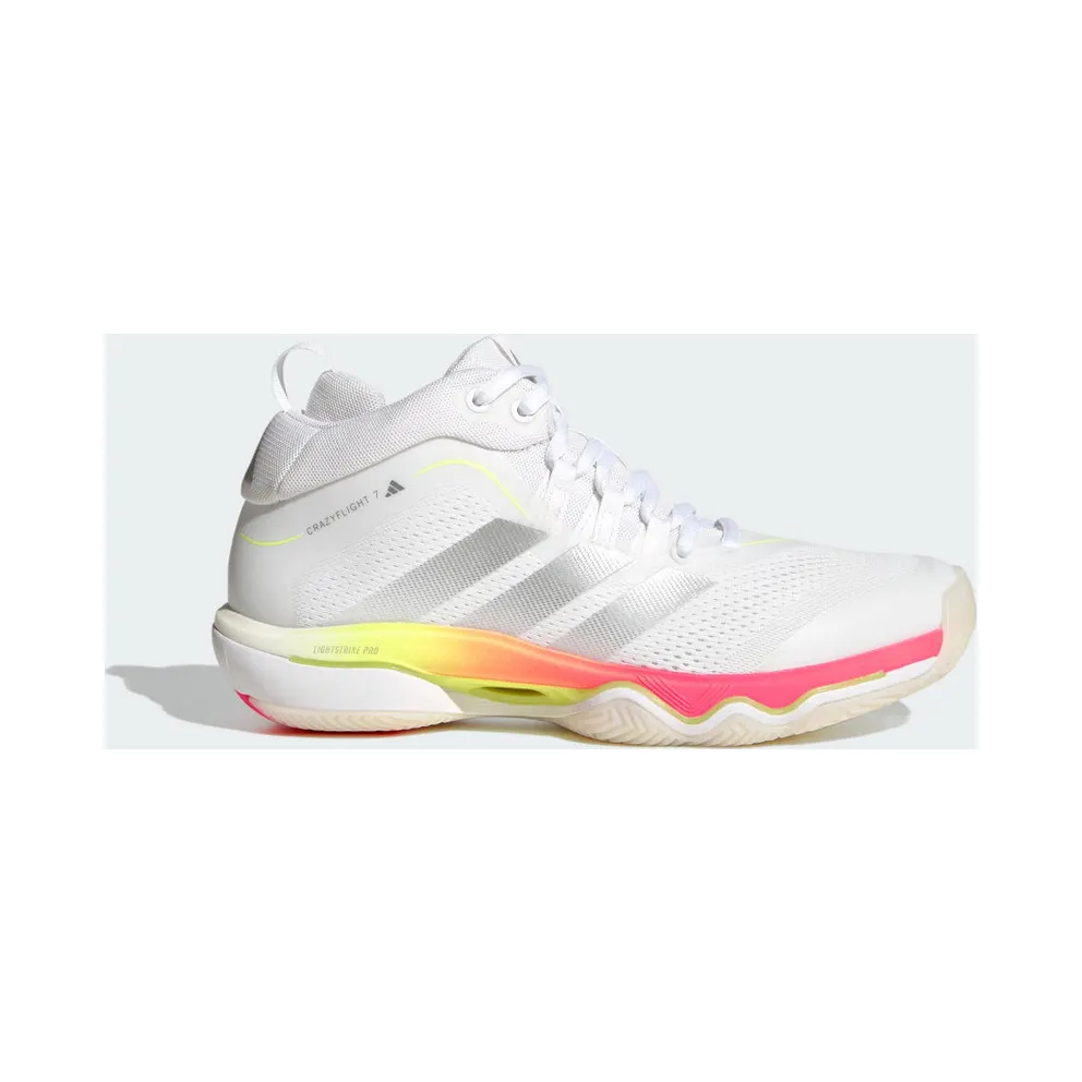 Adidas CRAZYFLIGHT 7 Cloud White / Tech Grey Metallic / Solar Turbo (KJ5666)