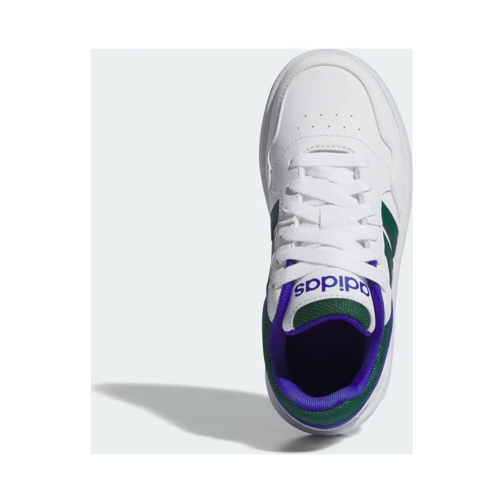 Adidas Hoops Cloud White / Collegiate Green / Lions Blue (IH8012)