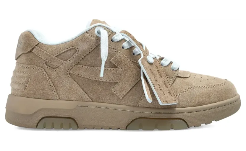 Off-White Sneakers met Arrow-applicatie – Beige (OWIA259F25LEA0096161)