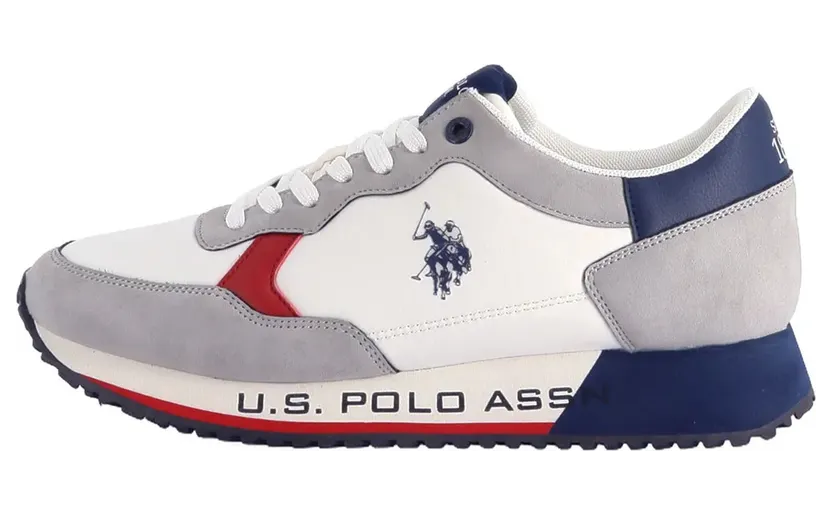 U.s. Polo Assn. sneaker White / Red (CLEEF011A-WHI)