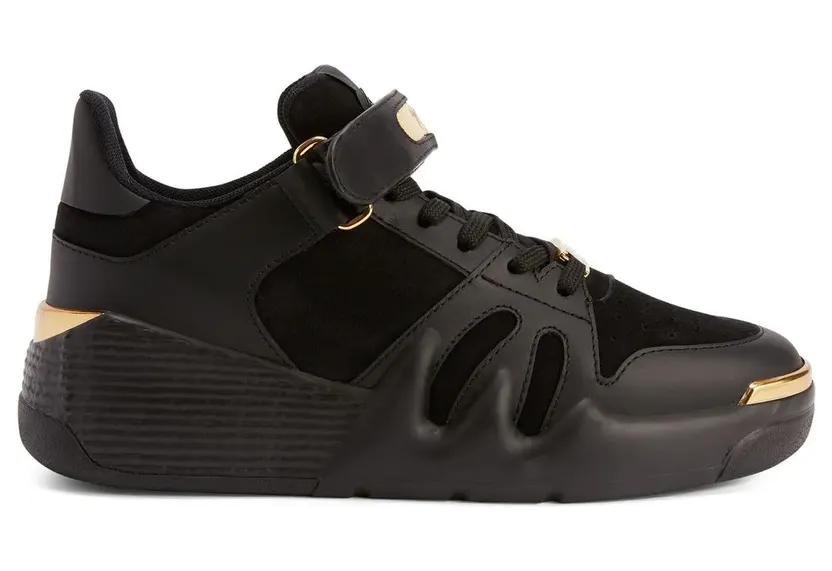 Giuseppe Zanotti Talon low-top sneakers met klittenband – Zwart (RW20031003)