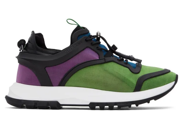 Givenchy Multicolour Three-Toned Spectre Runner Low Sneakers (BH003EH0NC)