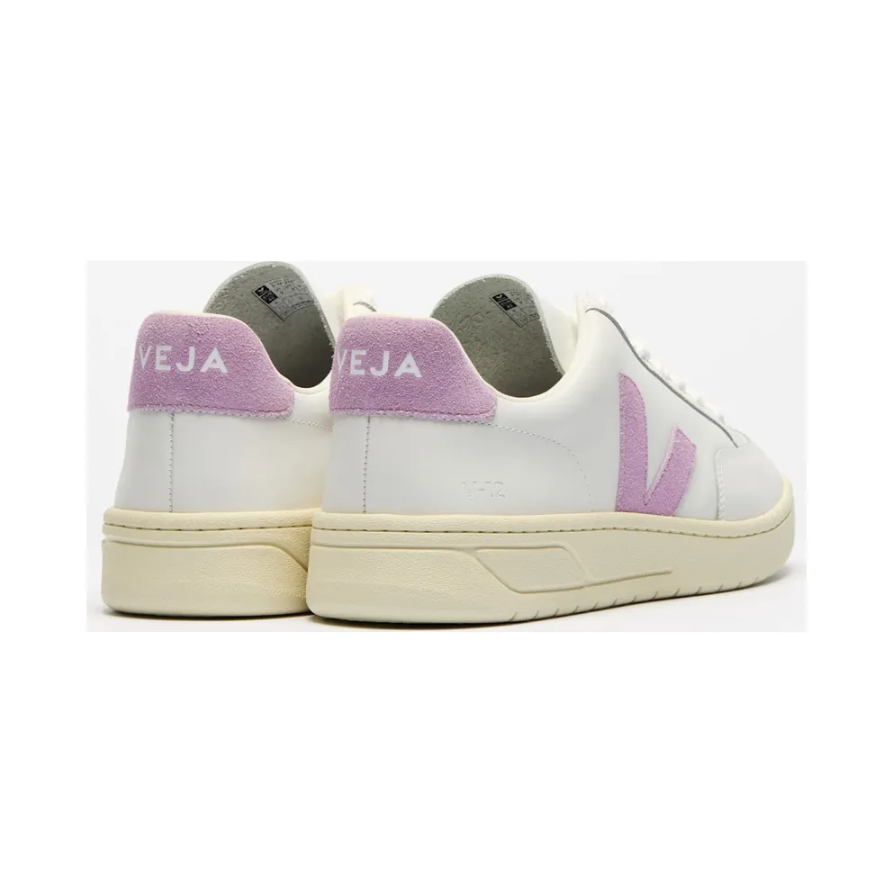 Veja W V-12 Leather Extra-White_Orchid (XD0220494A)