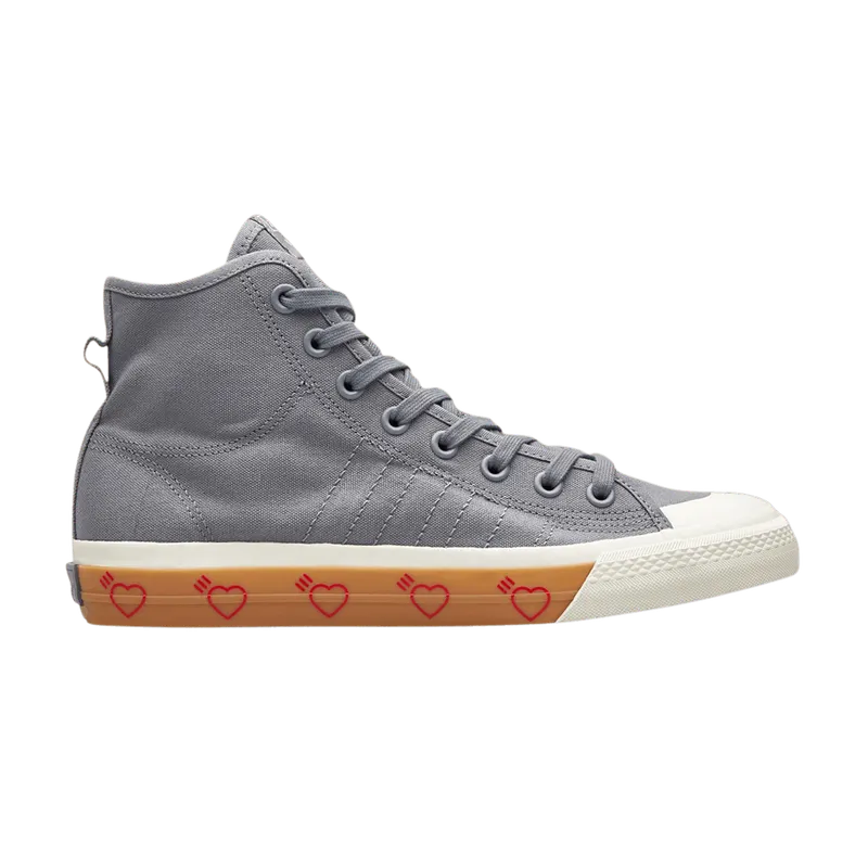 Adidas Human Made x Nizza High ‘Grey’ Grey Five/Grey Five/Grey Five (FY5187)