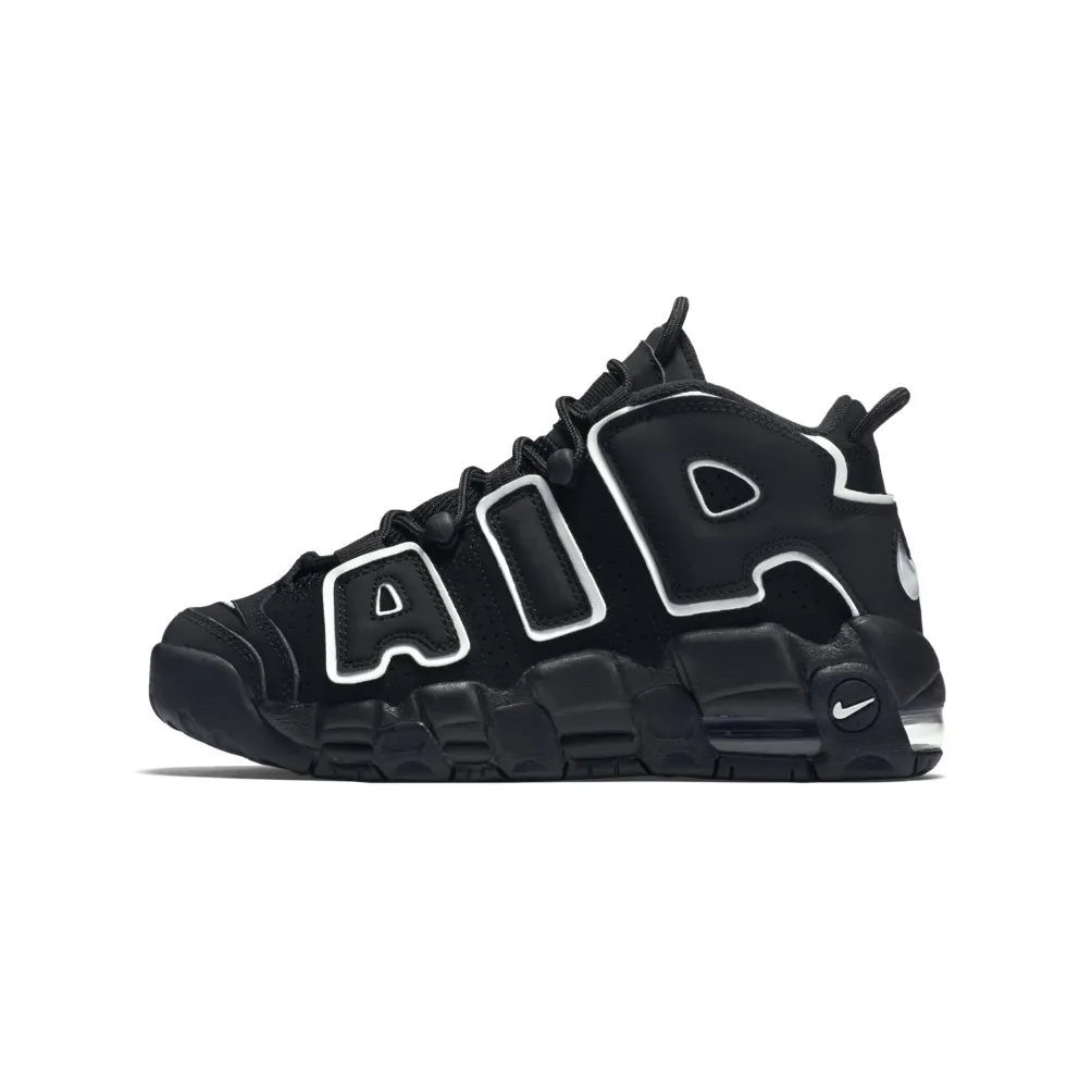 Nike Air More Uptempo Black White 2016 (GS) Black/White (415082-002)