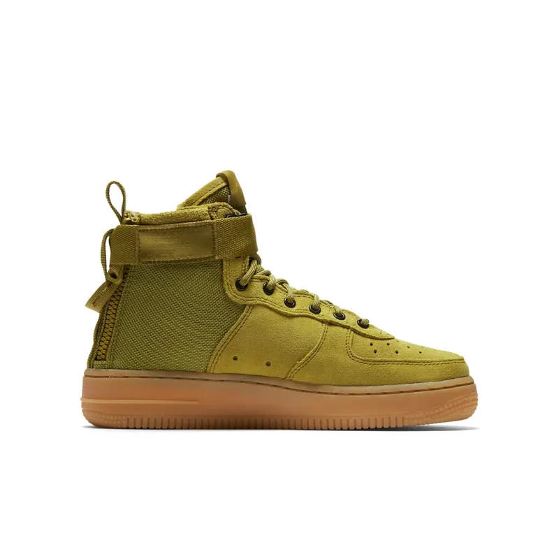 Nike SF Air Force 1 Mid Desert Moss (GS) Desert Moss/Gum Medium Brown-Black-Desert Moss (AJ0424-300)