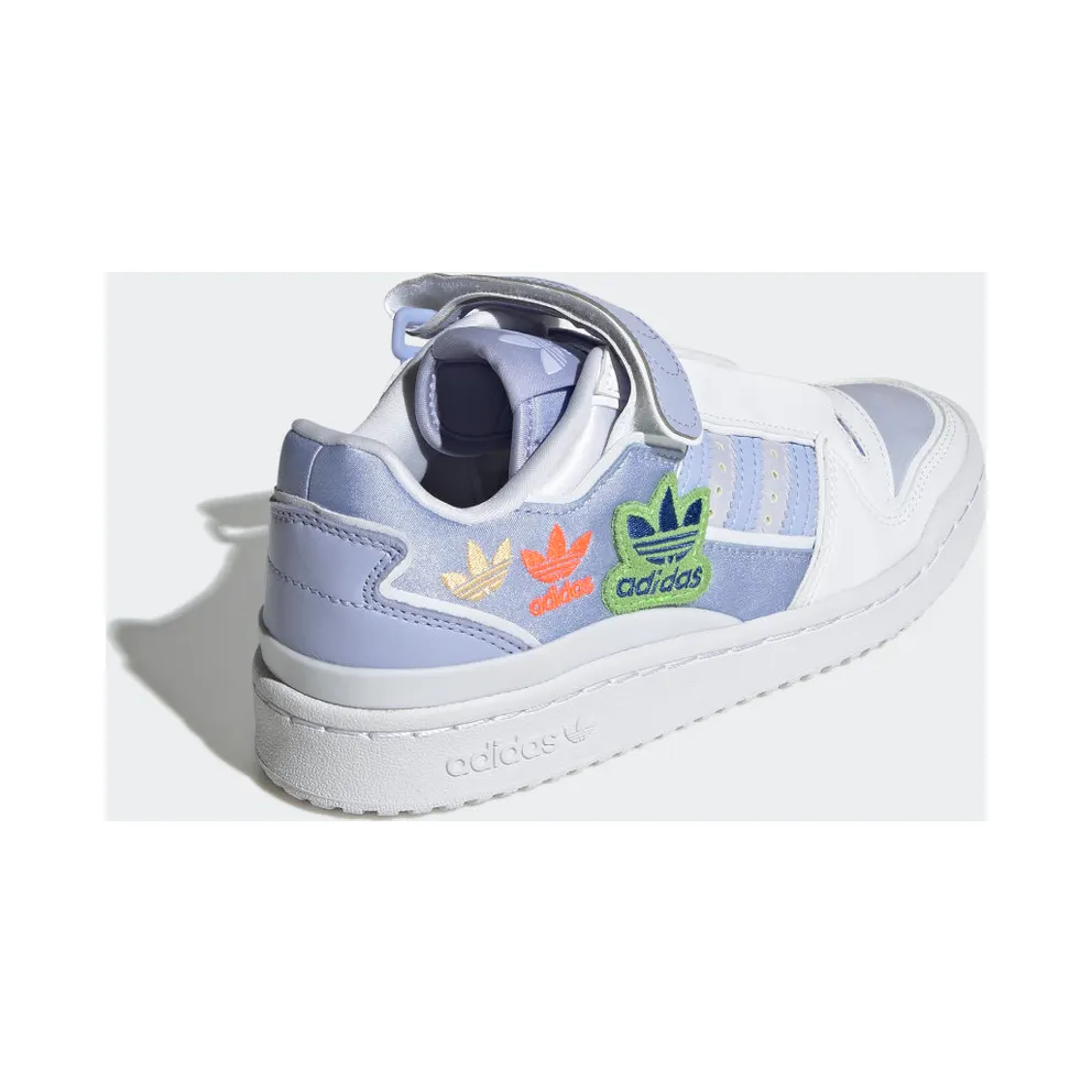 adidas Forum Plus Cloud White / Violet Tone / Acid Orange (H05117)