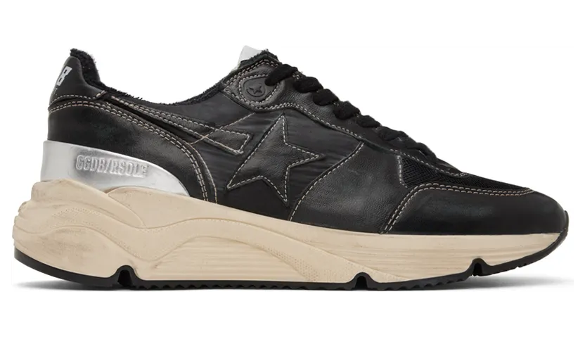 Golden Goose Black Running Sole Low-Top Sneakers (GWF00390.F003358.90179)
