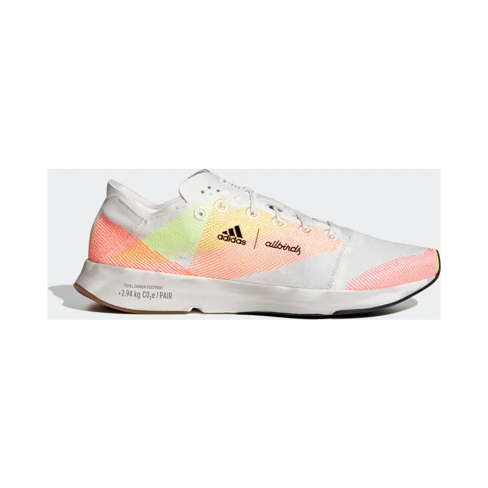 adidas ADIZERO X ALLBIRDS 2.94 KG CO2E Laufschuh Non Dyed / Core Black / Acid Red (H02740)