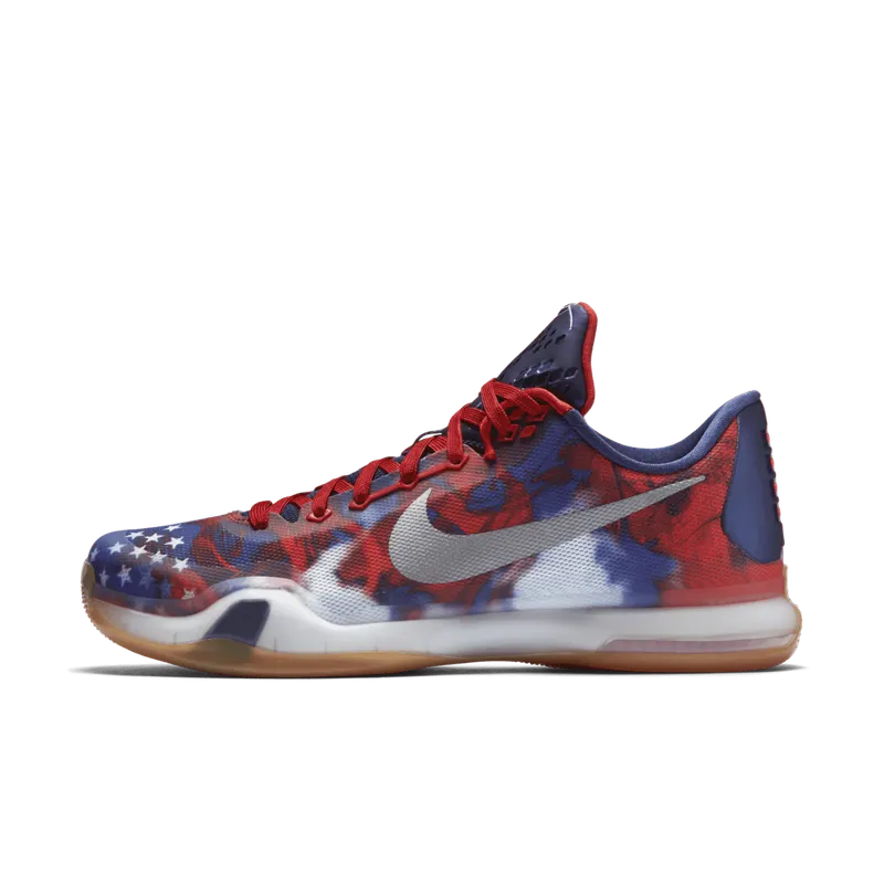 Nike Kobe 10 Independence Day University Red/Photo Blue-Reflect Silver (705317-604)