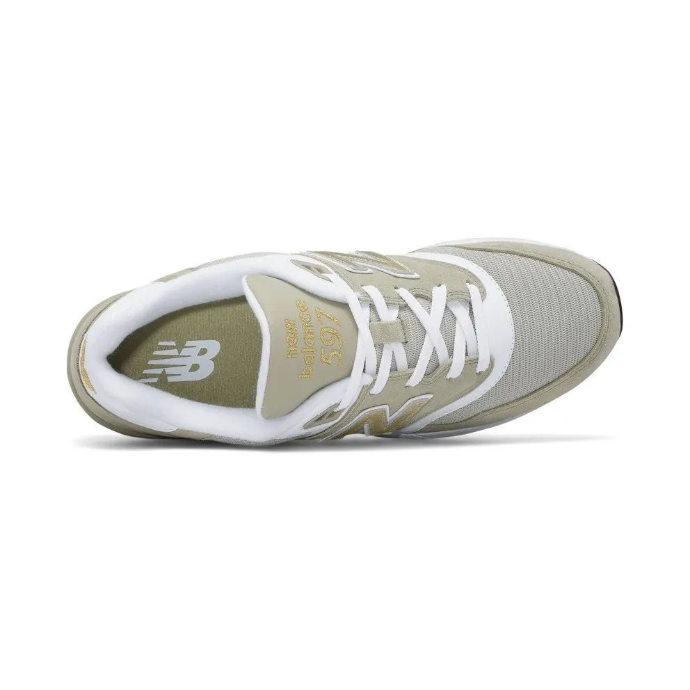 New Balance 597 Classic Khaki/White-Gold Khaki/White-Gold (ML597RSA)