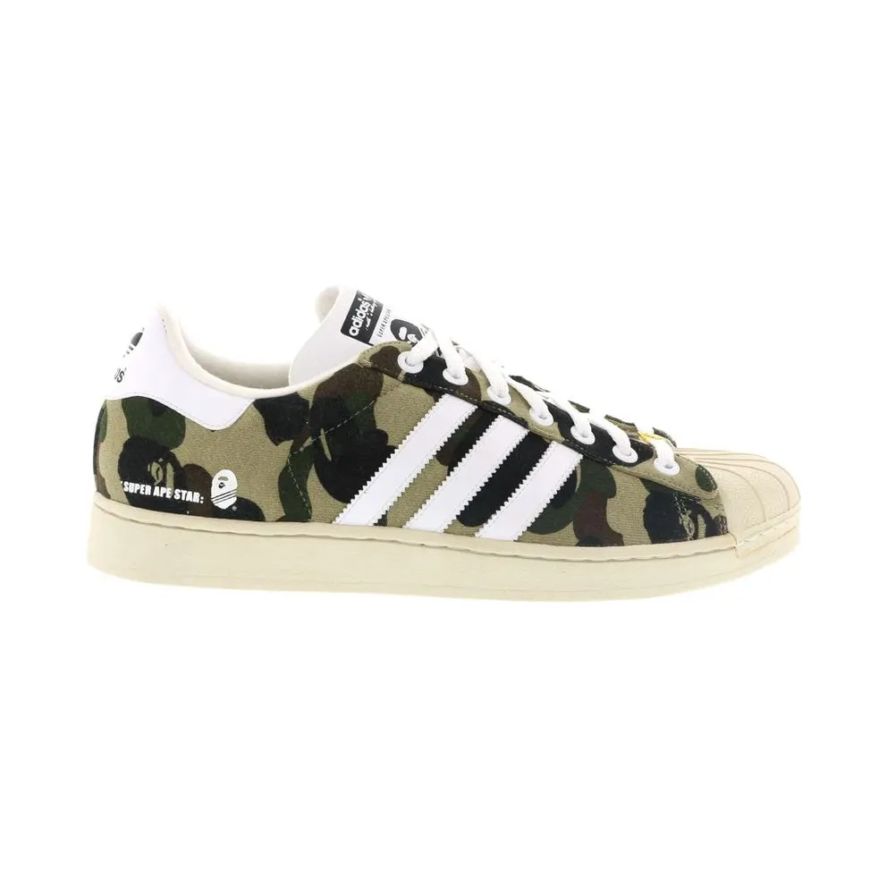 adidas Super Ape Star Bape Green/White/Bone (40056)