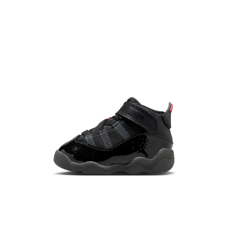 Jordan 6 Rings TD “Black Anthracite Fire Red” (323420-026)