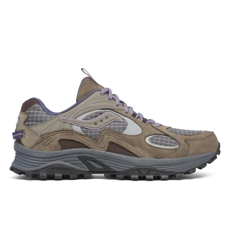 SAUCONY Grid Aura X “Dark Grey / Mud” (S70924-1)