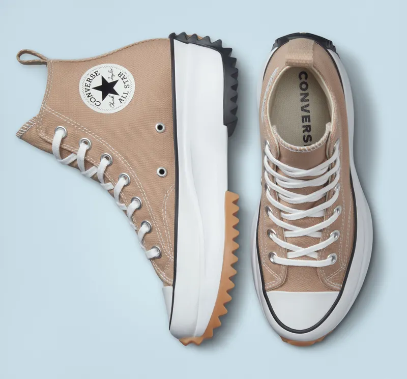 Converse Run Star Hike Platform Seizoenskleur Hemp/Black/White